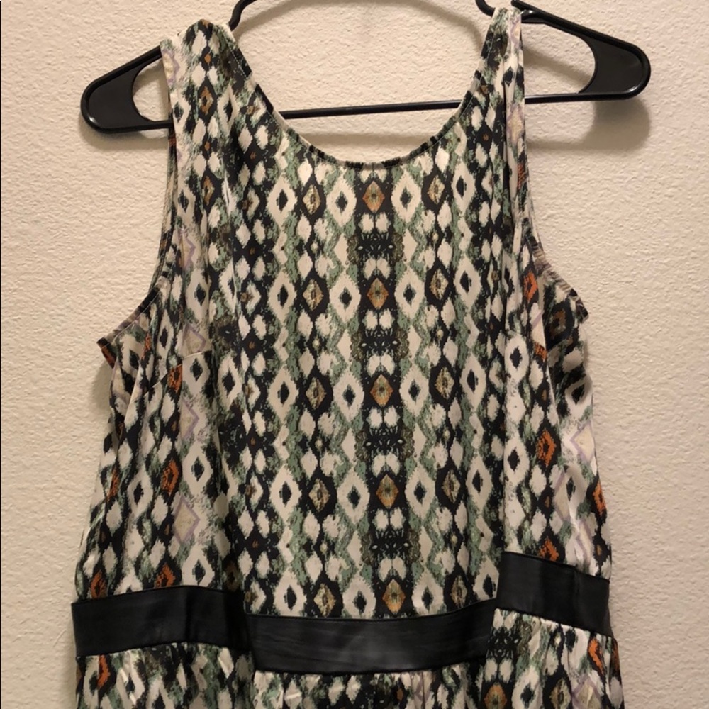Snake print dress